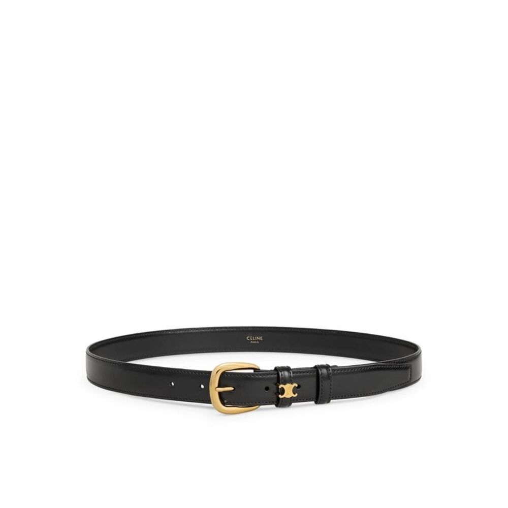 Celine Women Vivienne Medium 25Mm Tauralillon Leather Belt